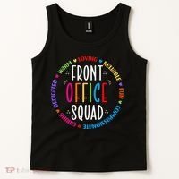 Cute School Secretary Admin Appreciation Front Office Squad Tank Top thumb 2