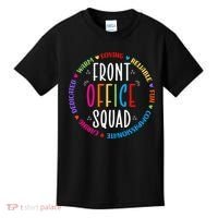 Cute School Secretary Admin Appreciation Front Office Squad Kids T-Shirt thumb 0