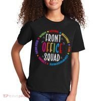 Cute School Secretary Admin Appreciation Front Office Squad Kids T-Shirt thumb 2