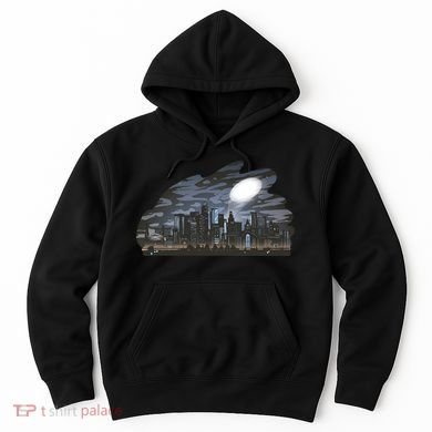 City Skyline Searchlight Hoodie