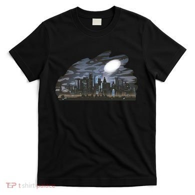 City Skyline Searchlight T-Shirt
