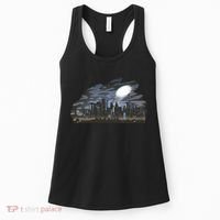 City Skyline Searchlight Women's Tank Top thumb 0
