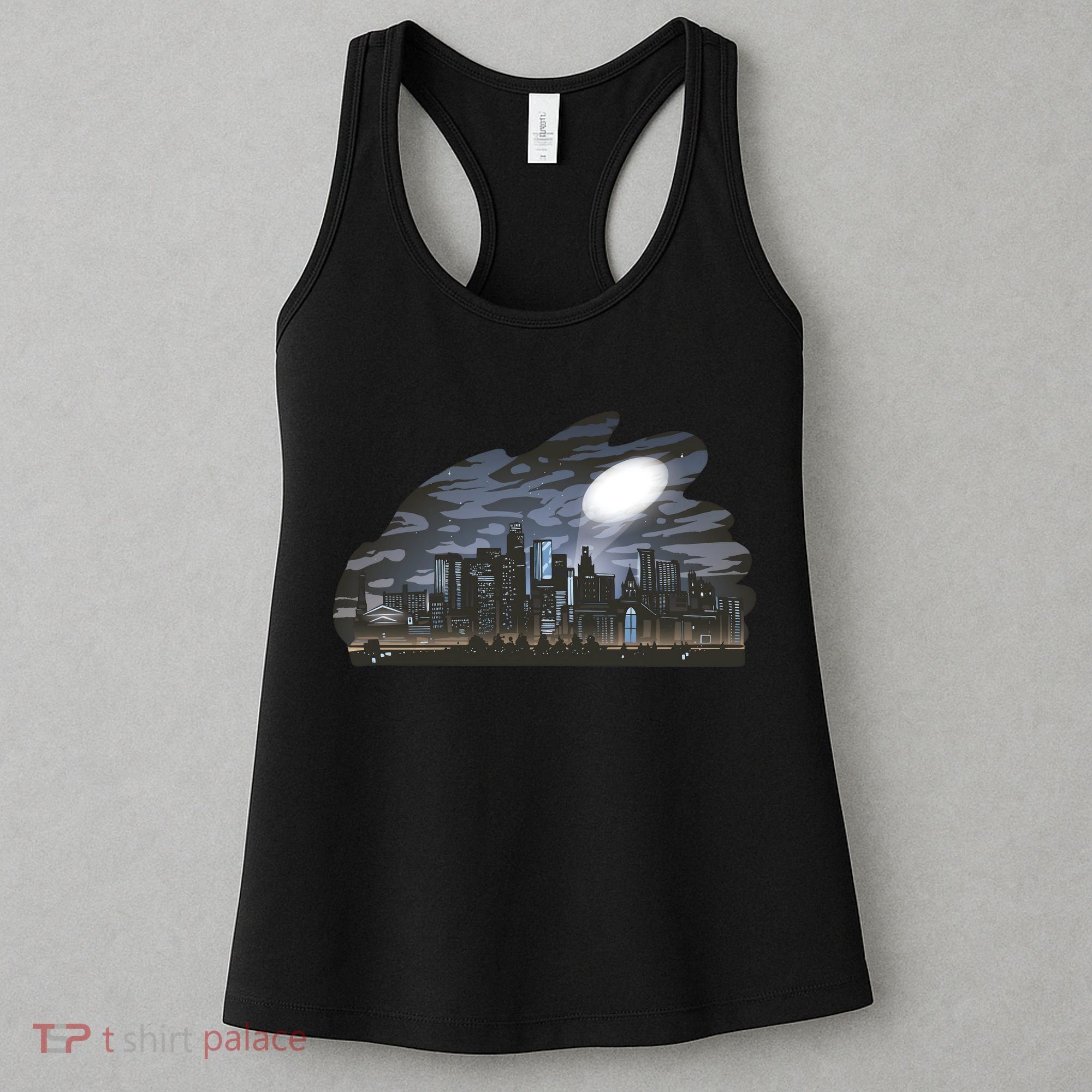 City Skyline Searchlight Women's Tank Top