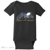 City Skyline Searchlight Baby Bodysuit thumb 0