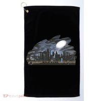 City Skyline Searchlight Golf Towel thumb 0