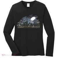 City Skyline Searchlight Women's Long Sleeve Shirt thumb 0