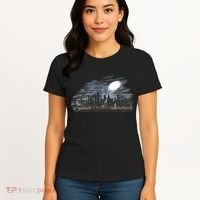 City Skyline Searchlight Women's T-Shirt thumb 4
