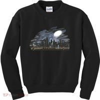 City Skyline Searchlight Kids Sweatshirt thumb 0