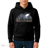 City Skyline Searchlight Kids Hoodie thumb 4