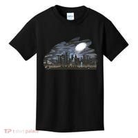 City Skyline Searchlight Kids T-Shirt thumb 0