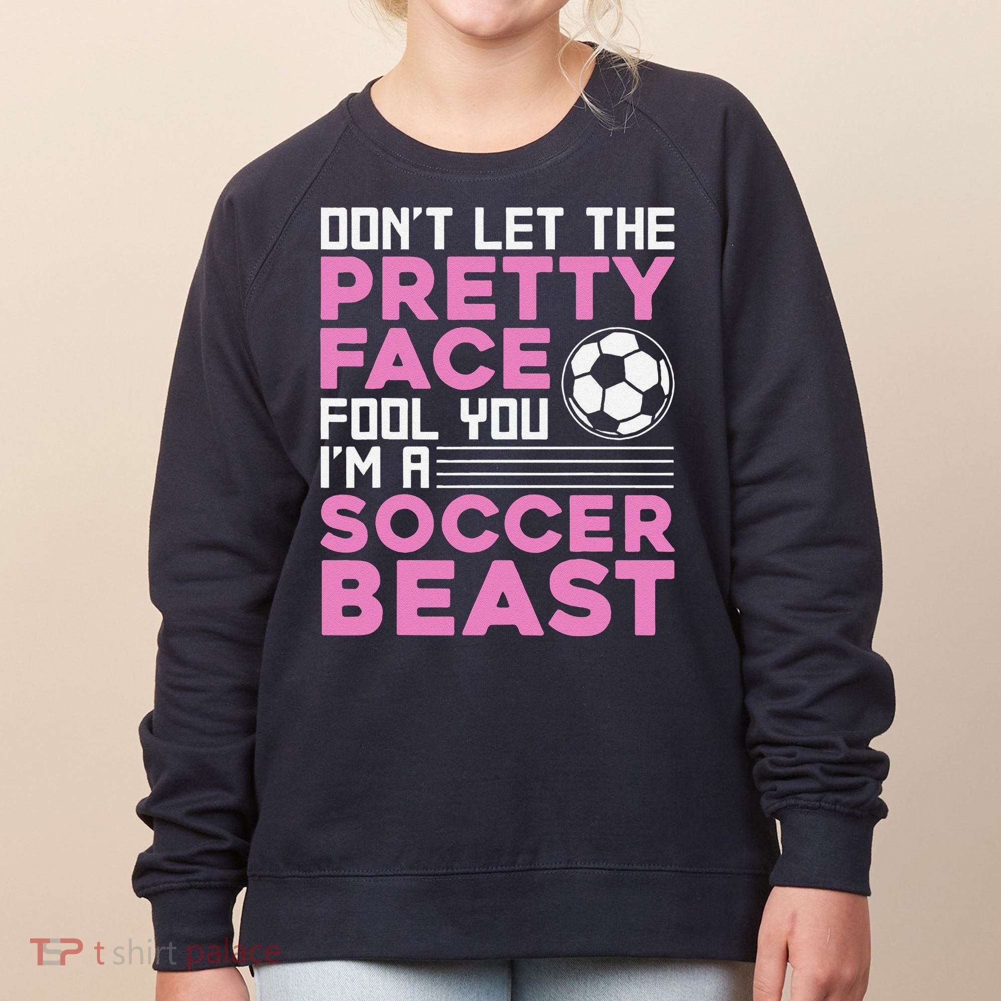 Cool Soccer Soccer Lover Player Sports Women's Sweatshirt