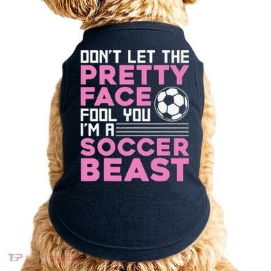 Cool Soccer Soccer Lover Player Sports Doggie Tank