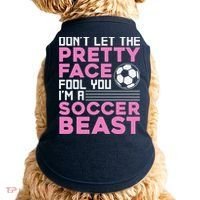 Cool Soccer Soccer Lover Player Sports Doggie Tank thumb 0