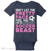 Cool Soccer Soccer Lover Player Sports Baby Bodysuit thumb 0