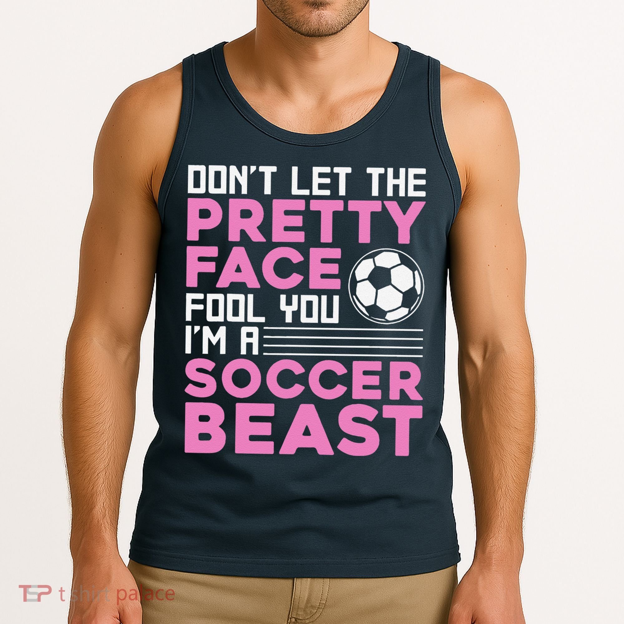 Cool Soccer Soccer Lover Player Sports Tank Top