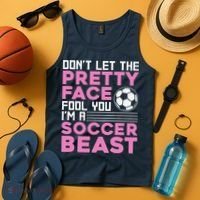 Cool Soccer Soccer Lover Player Sports Tank Top thumb 4