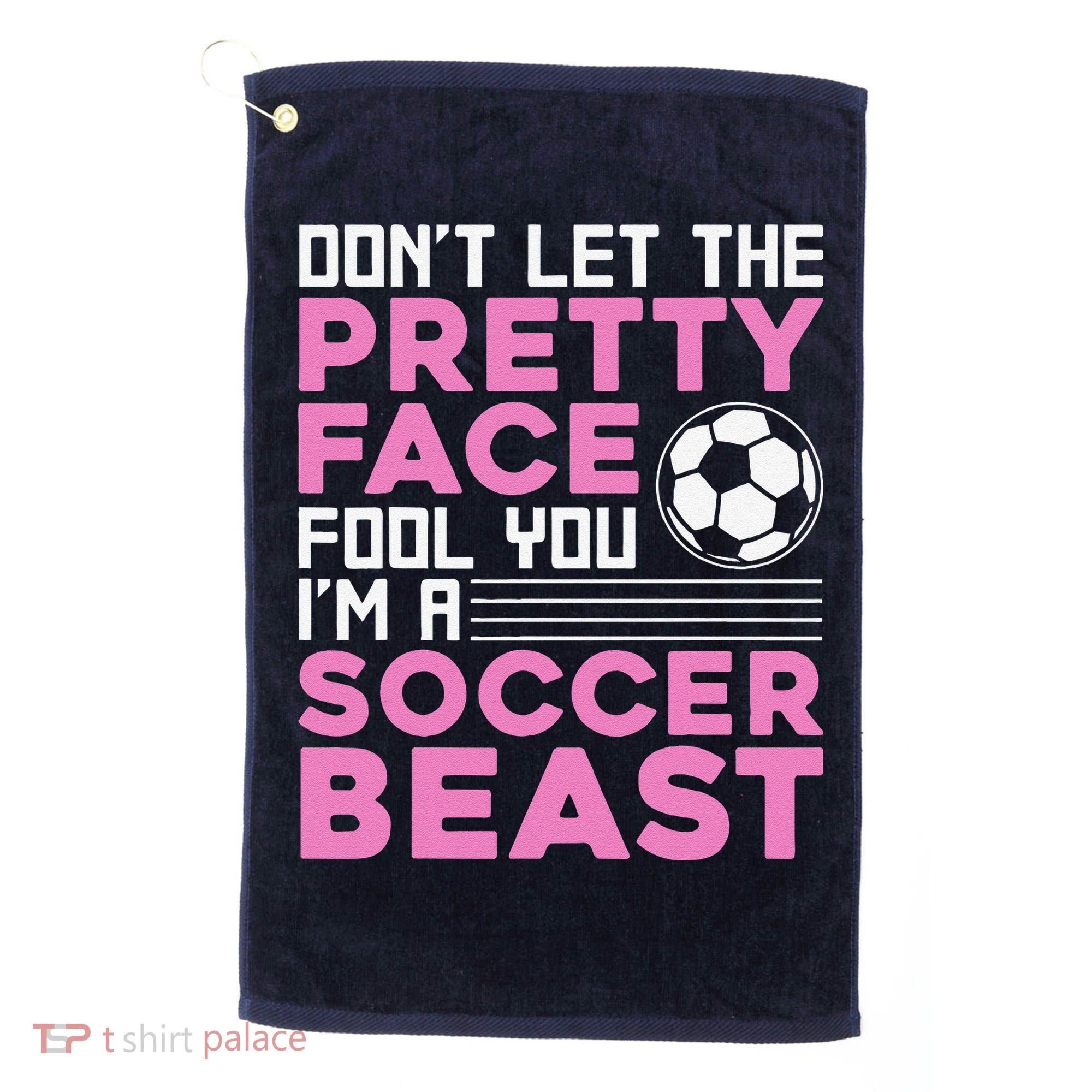 Cool Soccer Soccer Lover Player Sports Golf Towel