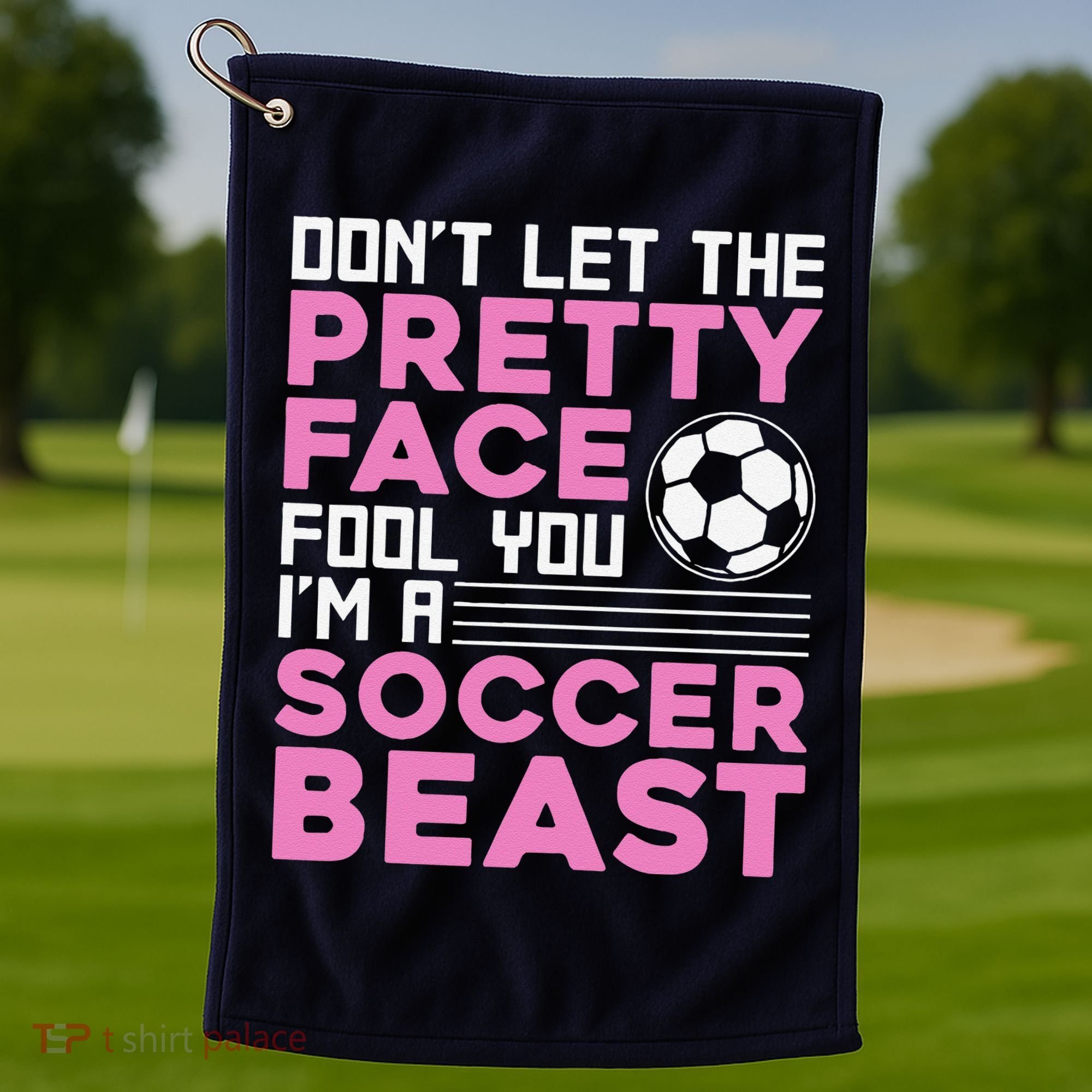 Cool Soccer Soccer Lover Player Sports Golf Towel