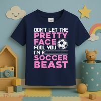 Cool Soccer Soccer Lover Player Sports Toddler T-Shirt thumb 3