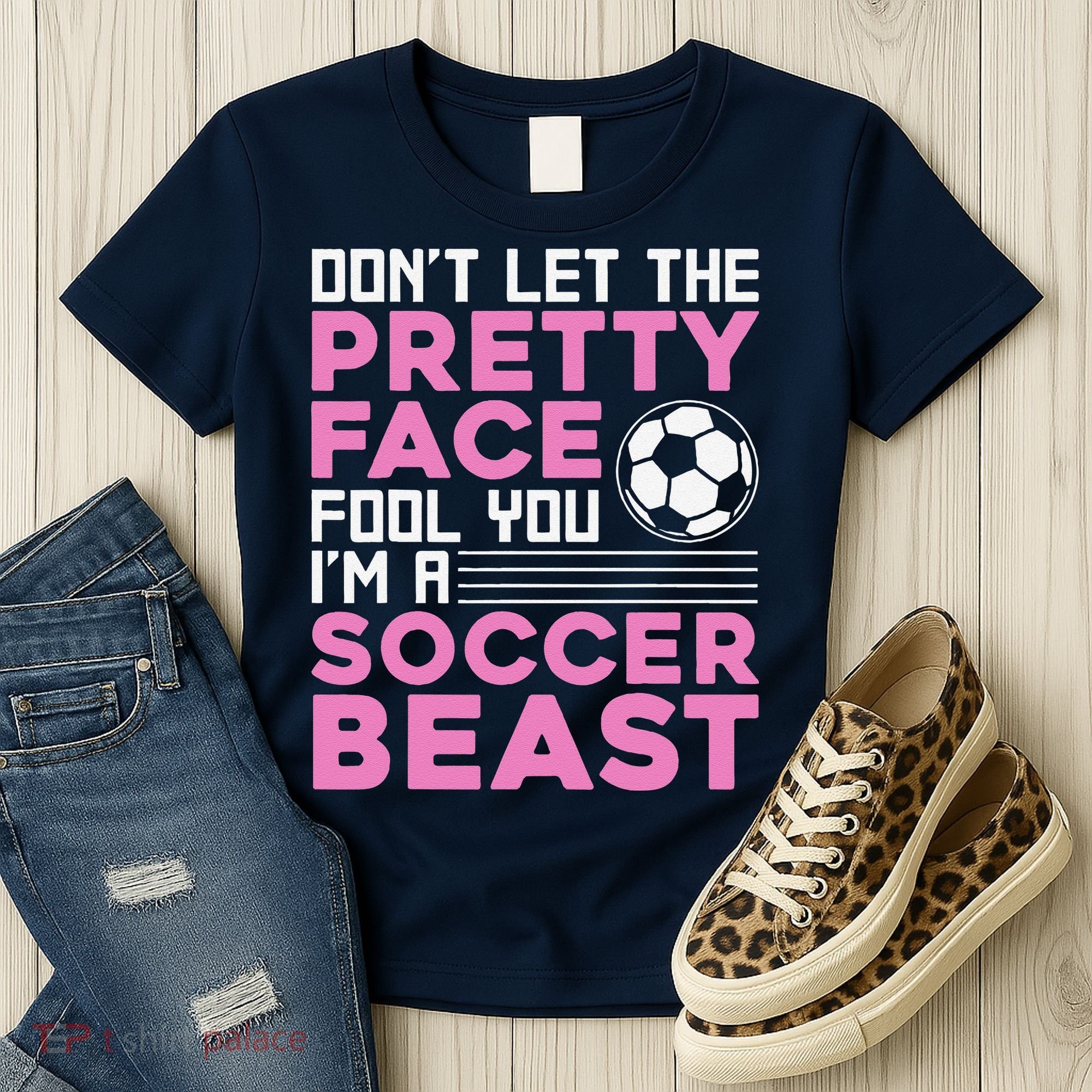 Cool Soccer Soccer Lover Player Sports Women's T-Shirt