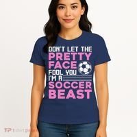 Cool Soccer Soccer Lover Player Sports Women's T-Shirt thumb 4