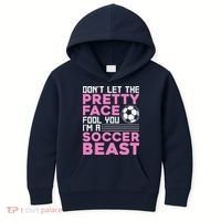 Cool Soccer Soccer Lover Player Sports Kids Hoodie thumb 0