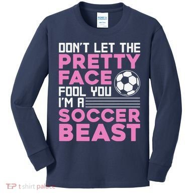 Cool Soccer Soccer Lover Player Sports Kids Long Sleeve Shirt