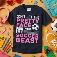 Cool Soccer Soccer Lover Player Sports Kids T-Shirt thumb 3