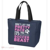 Cool Soccer Soccer Lover Player Sports Tote Bag thumb 3