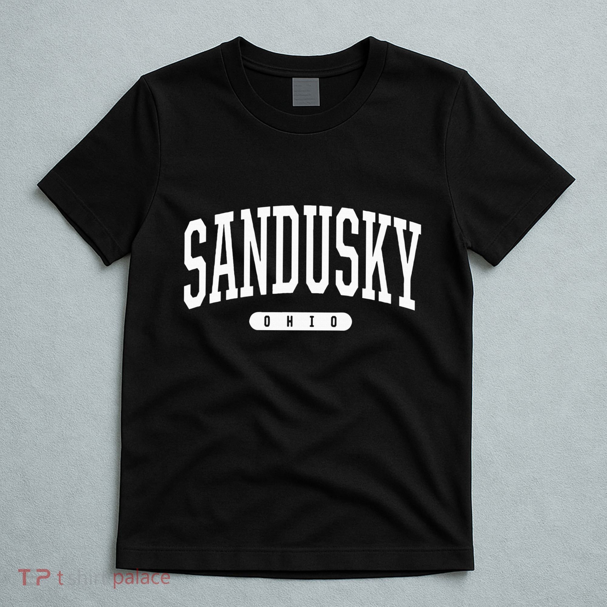 College Style Sandusky Ohio Souvenir Gift T-Shirt
