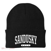 College Style Sandusky Ohio Souvenir Gift Beanie thumb 0