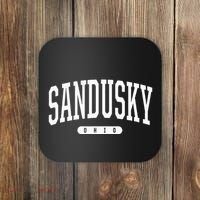 College Style Sandusky Ohio Souvenir Gift Coaster thumb 0