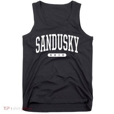 College Style Sandusky Ohio Souvenir Gift Tank Top