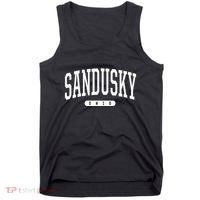 College Style Sandusky Ohio Souvenir Gift Tank Top thumb 0
