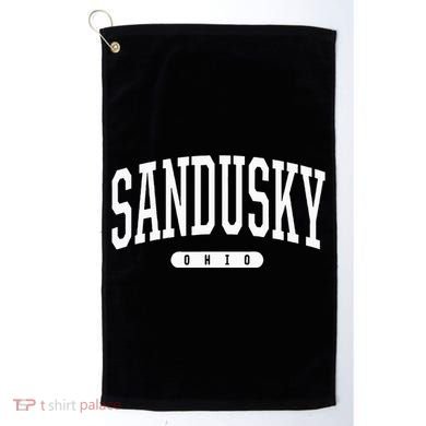 College Style Sandusky Ohio Souvenir Gift Golf Towel