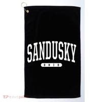 College Style Sandusky Ohio Souvenir Gift Golf Towel thumb 0