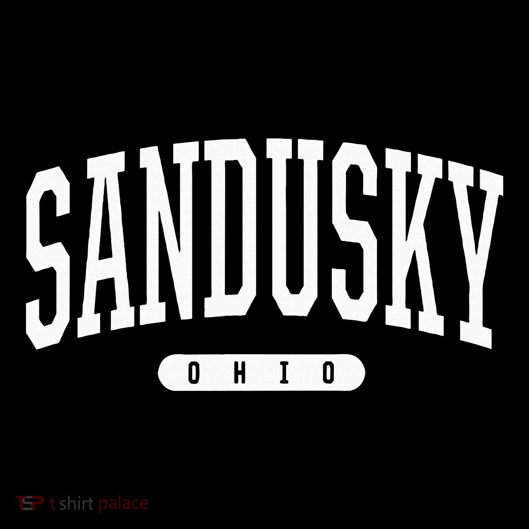 College Style Sandusky Ohio Souvenir Gift Visor