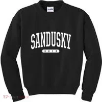 College Style Sandusky Ohio Souvenir Gift Kids Sweatshirt thumb 0