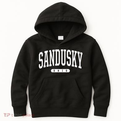 College Style Sandusky Ohio Souvenir Gift Kids Hoodie