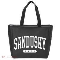 College Style Sandusky Ohio Souvenir Gift Tote Bag thumb 0