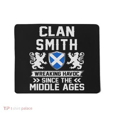 Clan Smith Scottish Family Scotland Mothers Day Fathers Mousepad
