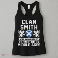 Clan Smith Scottish Family Scotland Mothers Day Fathers Women's Tank Top thumb 3