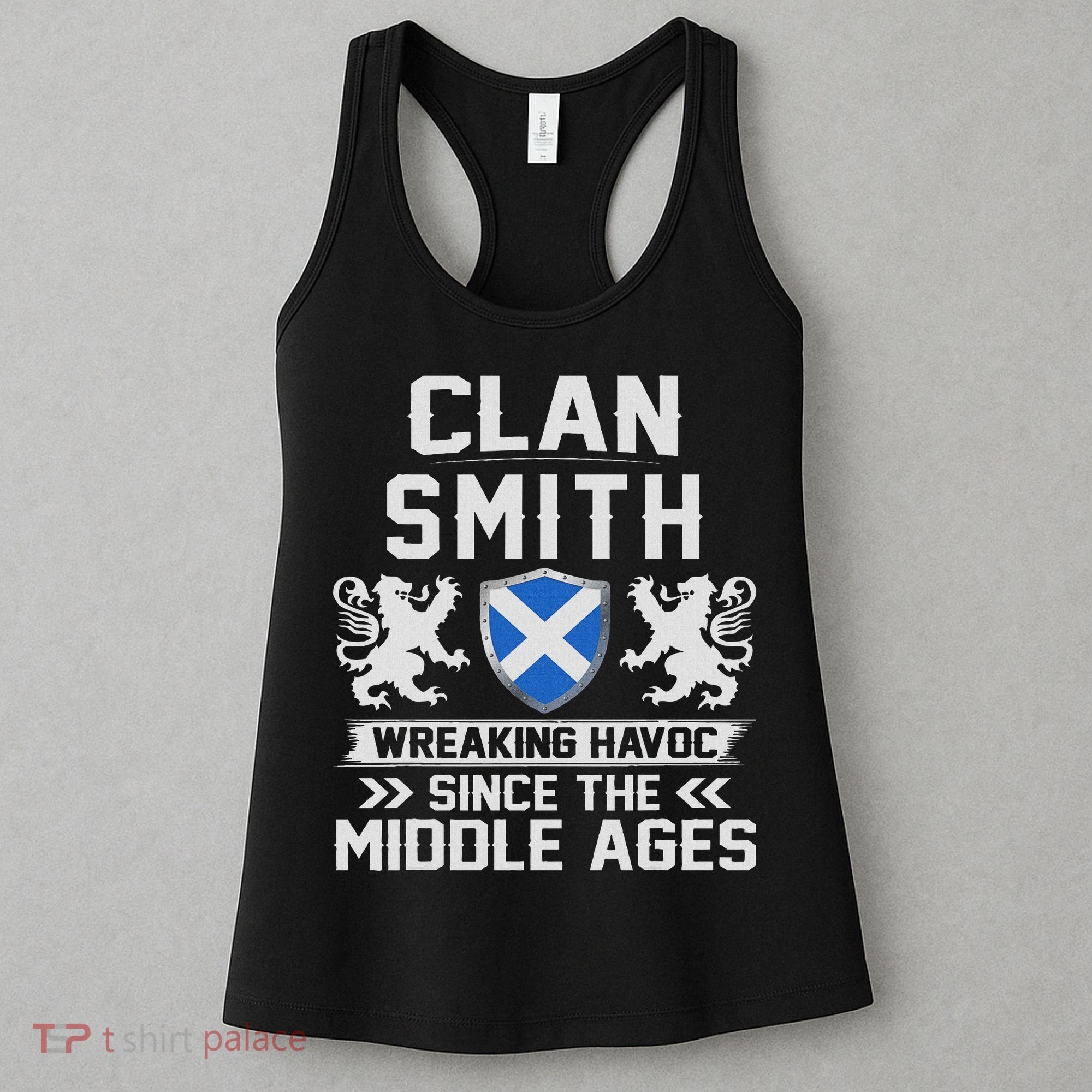 Clan Smith Scottish Family Scotland Mothers Day Fathers Women's Tank Top