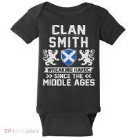 Clan Smith Scottish Family Scotland Mothers Day Fathers Baby Bodysuit thumb 0
