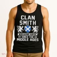 Clan Smith Scottish Family Scotland Mothers Day Fathers Tank Top thumb 3