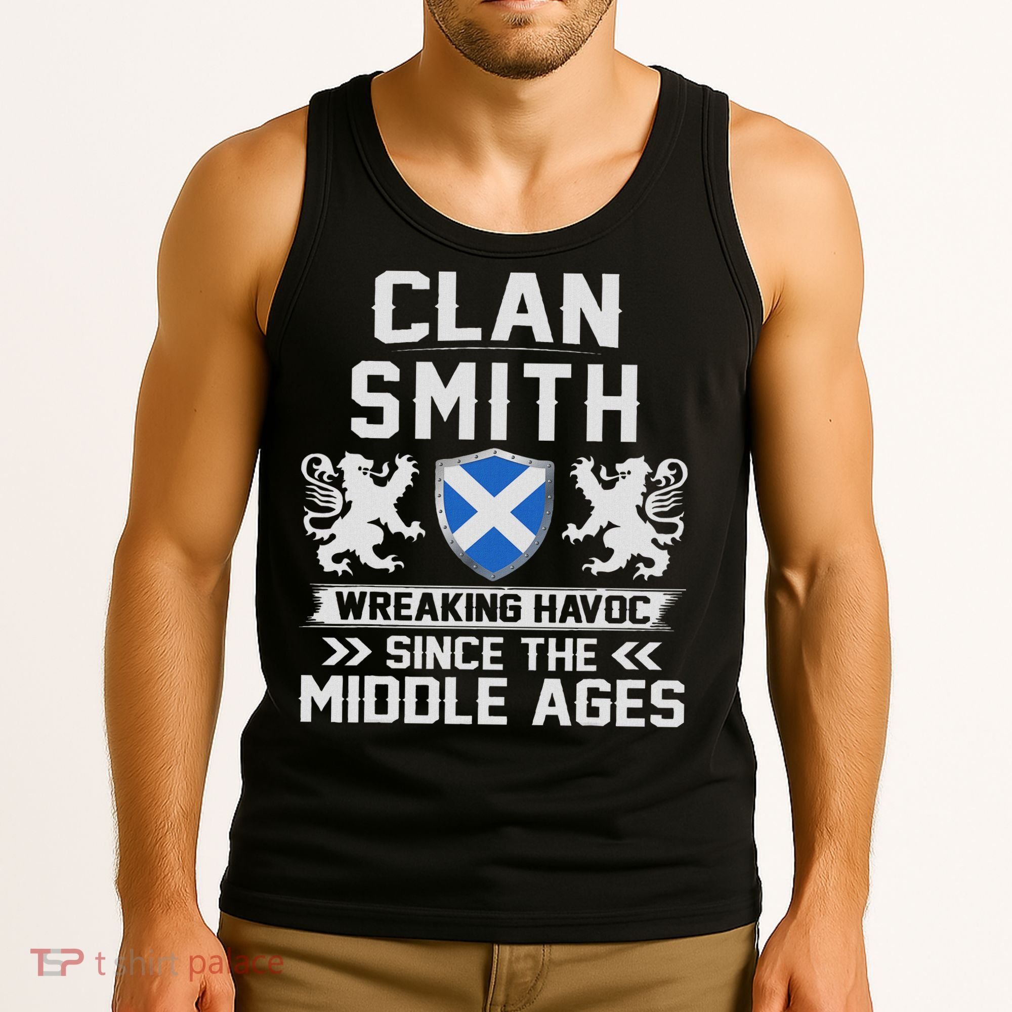 Clan Smith Scottish Family Scotland Mothers Day Fathers Tank Top