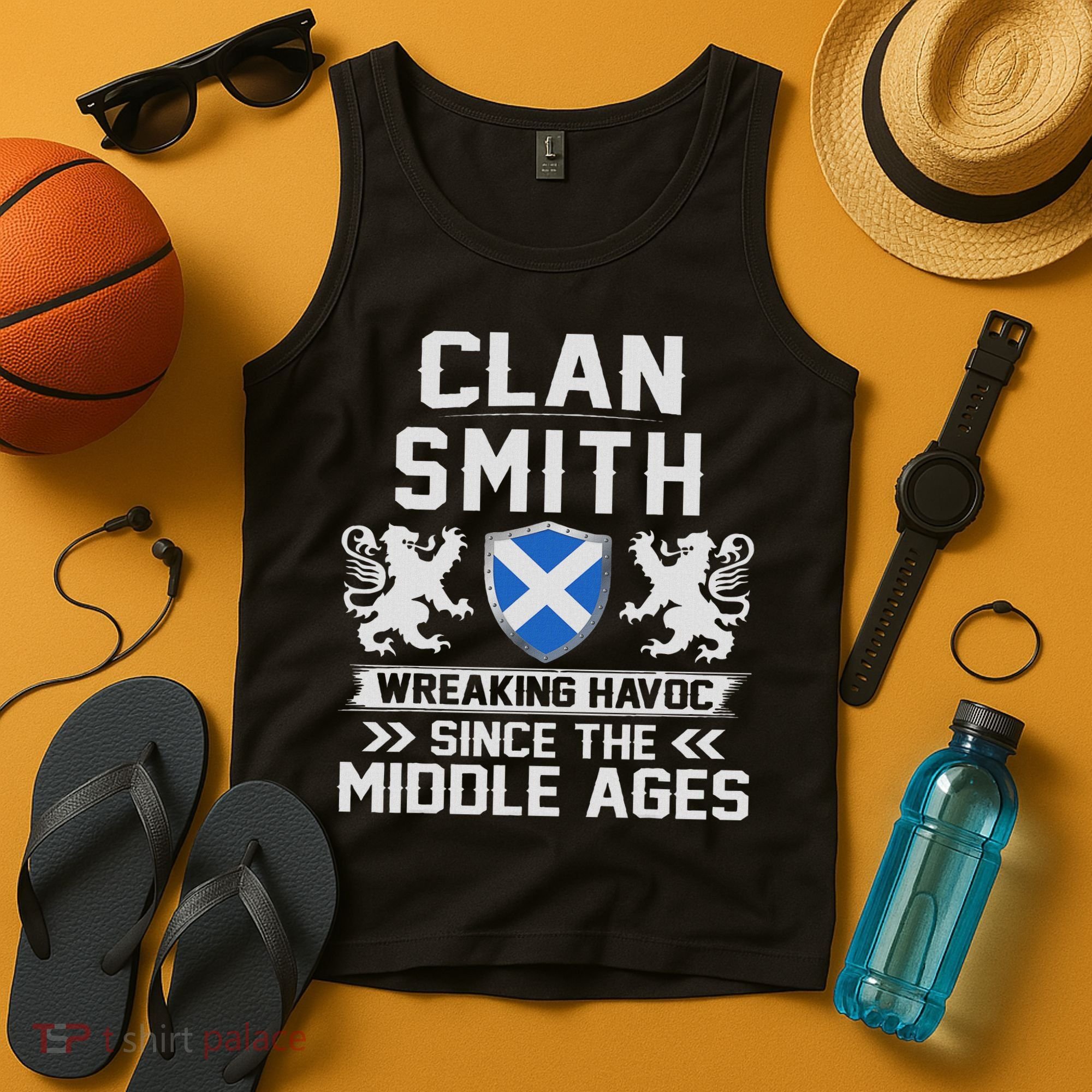 Clan Smith Scottish Family Scotland Mothers Day Fathers Tank Top