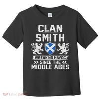 Clan Smith Scottish Family Scotland Mothers Day Fathers Toddler T-Shirt thumb 0