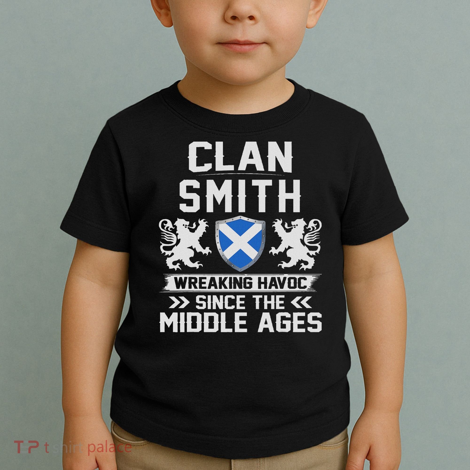 Clan Smith Scottish Family Scotland Mothers Day Fathers Toddler T-Shirt