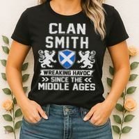 Clan Smith Scottish Family Scotland Mothers Day Fathers Women's T-Shirt thumb 2